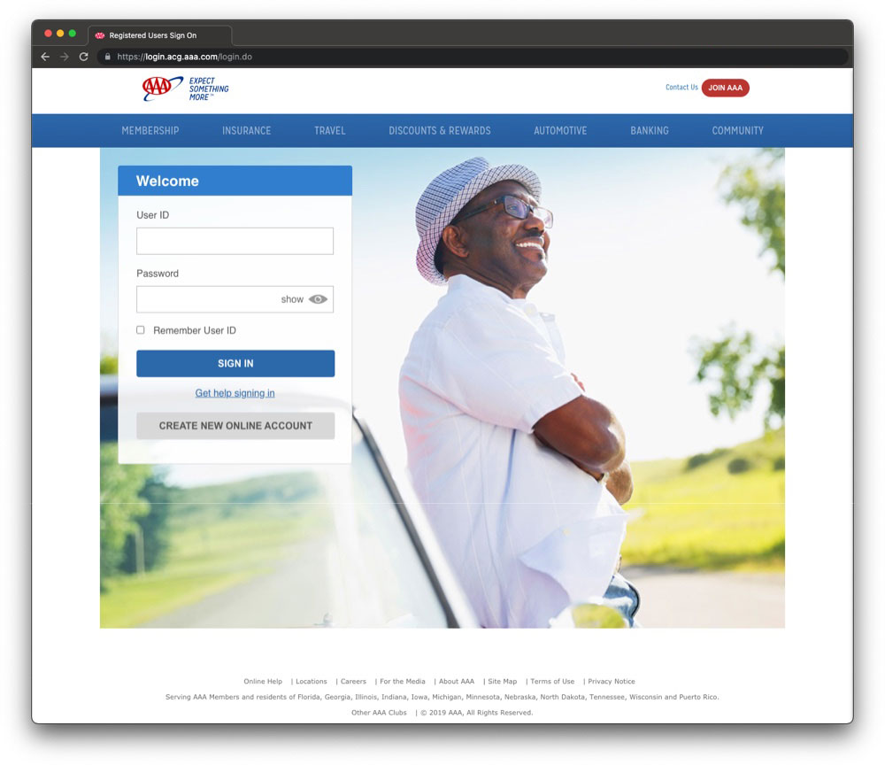 AAA Login