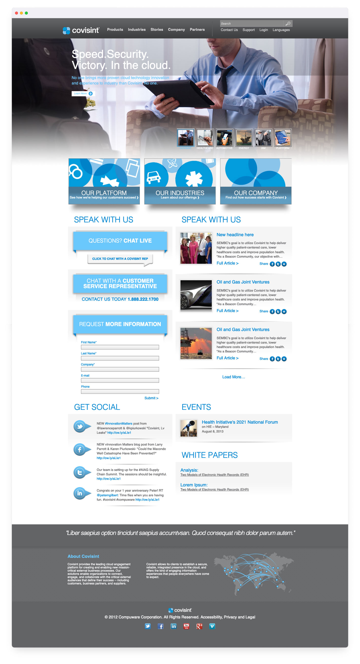 Covisint Homepage